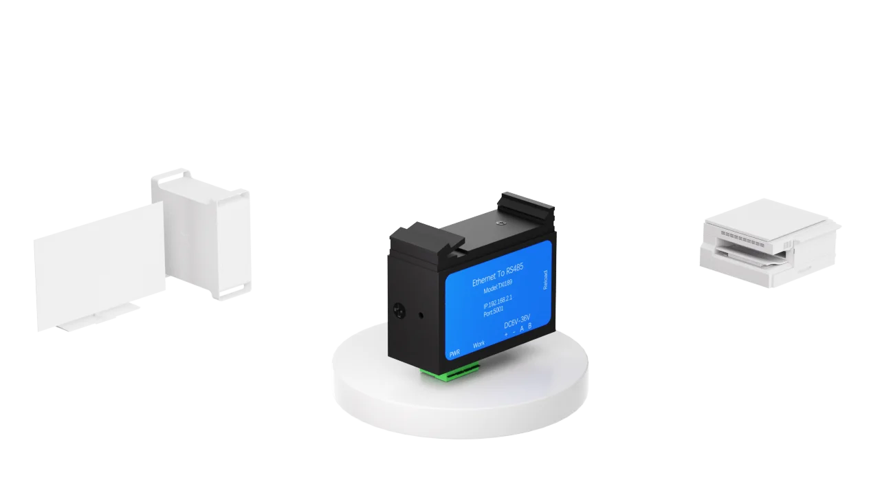 

Din-рейка Ethernet к RS485 Высокоскоростной 1 порт 10/100M Авто MDI-MDIX RJ45 1 порт RS485 Несколько режимов работы Компактный тип MINI