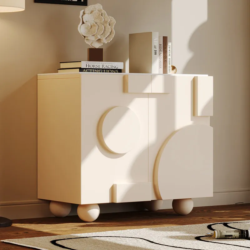 Elegant Salon Grade Living Room Cabinet American Heavy Duty Storage Cabinet Nordic Practical Armario Sala Modern Home Furniture