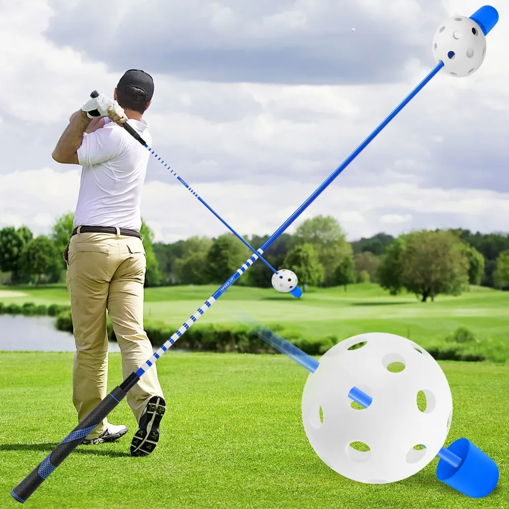 Golf Swing Trainer Sound Stick - Improve Swing Speed & Rhythm with Noise Feedback, Golf Training Aid for Indoor/Outdoor Practice