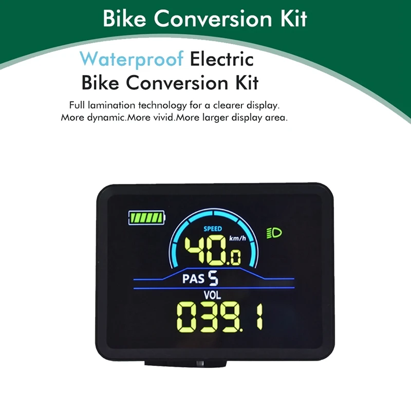 P5C Electric Bike LCD Display Meter 24V-60V+36V/48V 350W Sine Wave Controller UART Ebike Color LCD Display Meter