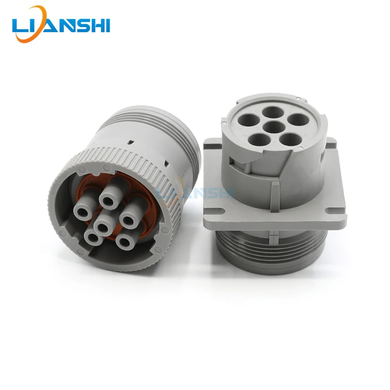 

Водонепроницаемый разъем HD16-6-96S, штекер и гнездо с 6 отверстиями для прочной вилки жгута проводов, HD10-6-96P