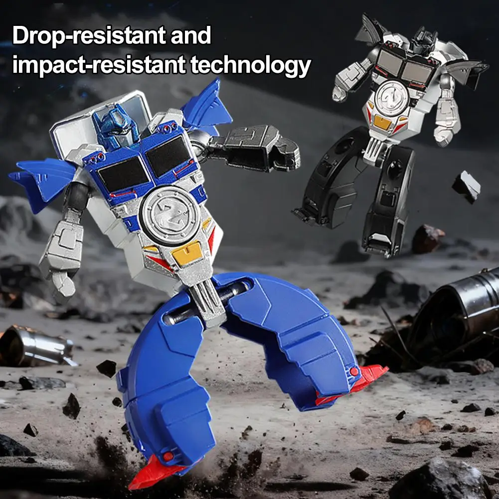 회전하는 손가락 스피너 장난감 안티 스트레스 스트레스 릴리프 변형 로봇 성인 감각 장난감 소년을위한 어린이 선물