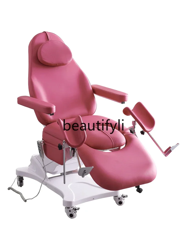 

Medical gynecological examination bed Private care Electric lifting surgical flushing bed