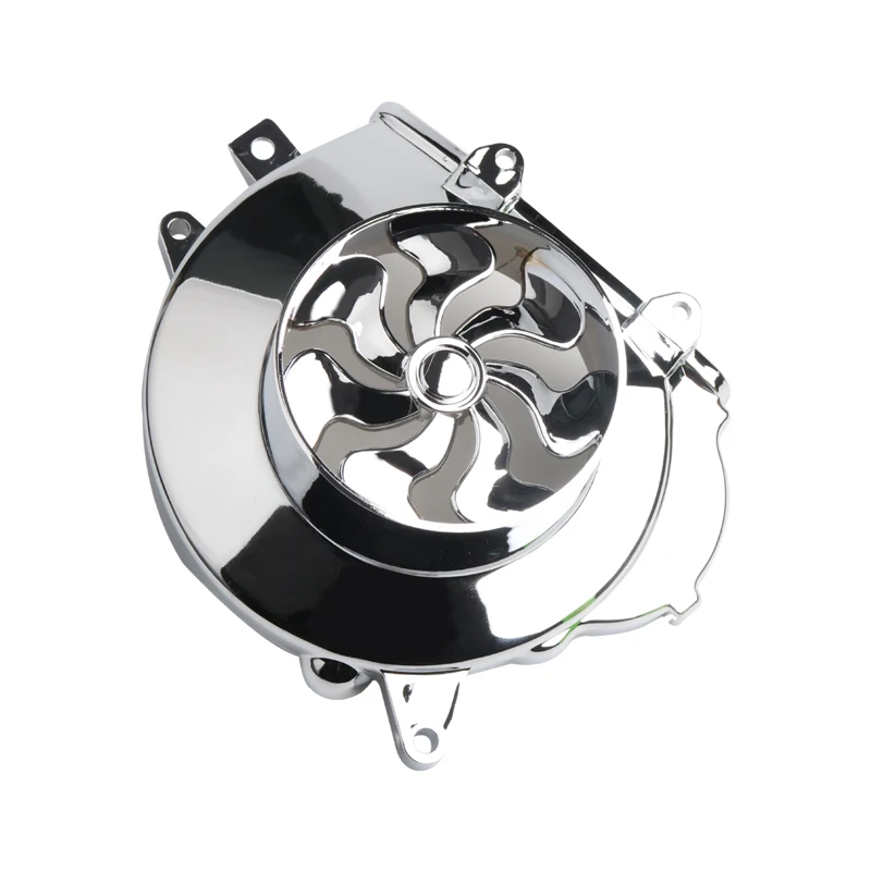 For Dio 50 DIO50 TODAY AF61 AF62 AF67 Motorcycle Scooter Chrome Fan Cover Plating Engine Cooling Cover