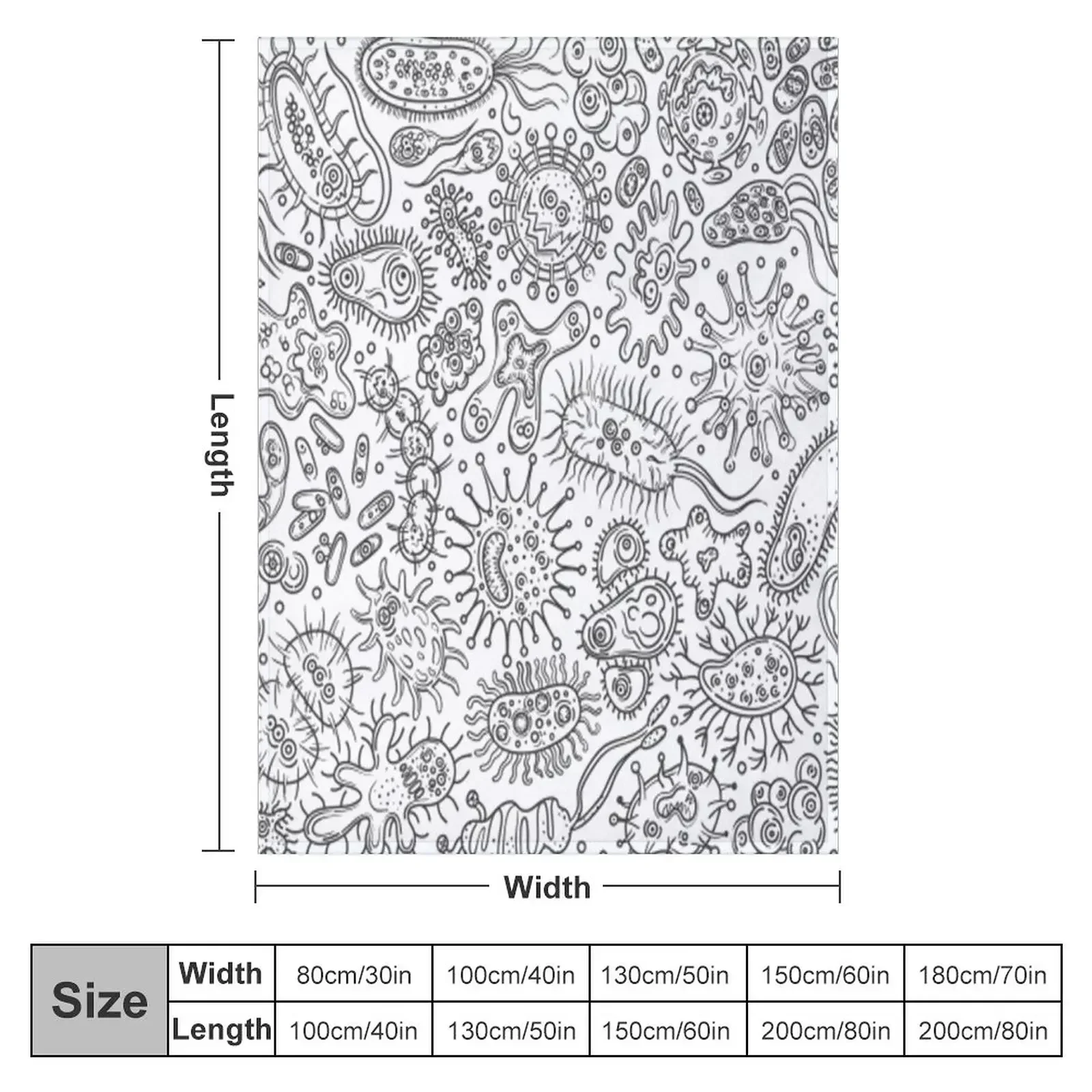 bacteria microbiology science chemistry Throw Blanket Blankets For Sofas Soft Big Blankets