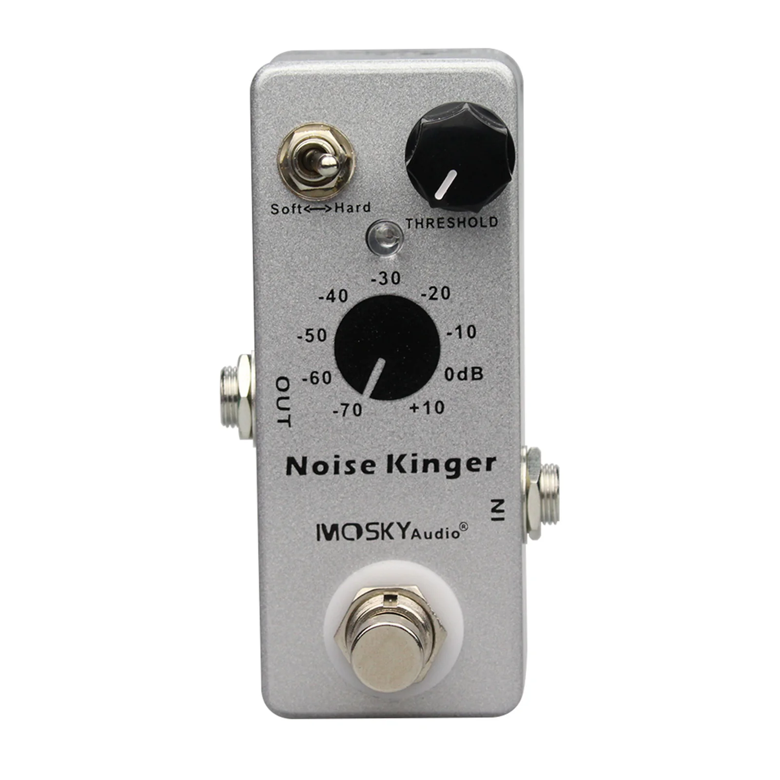 Mosky Noise Gate Pedal - Hard/soft Modes, True Bypass for Guitar/bass, Aluminum Chassis, Stage Ready