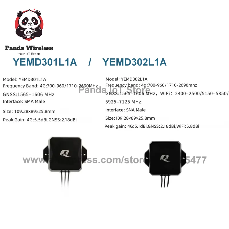 

1 шт. антенна Quectel 3-в-1 4G+GNSS+2.4G YEMD302L1A/4G+4G+GNSS YEMD301L1A, SMA-разъем, кабель 1 м, IP67, водонепроницаемая, для GNSS-позиционирования