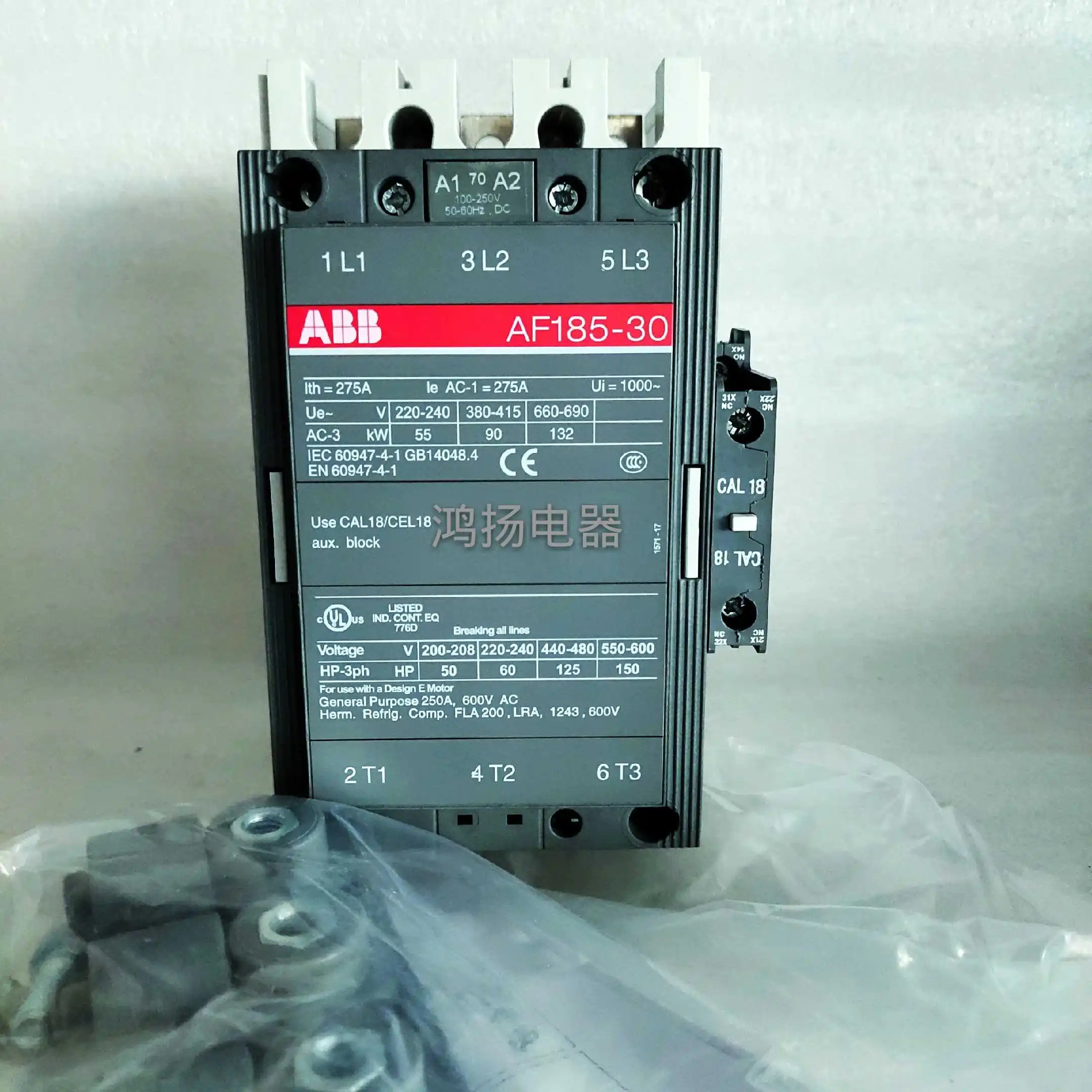 ABB AF185-30 AF185-30-11 20-60V 48-130V 110-250V 250-500V