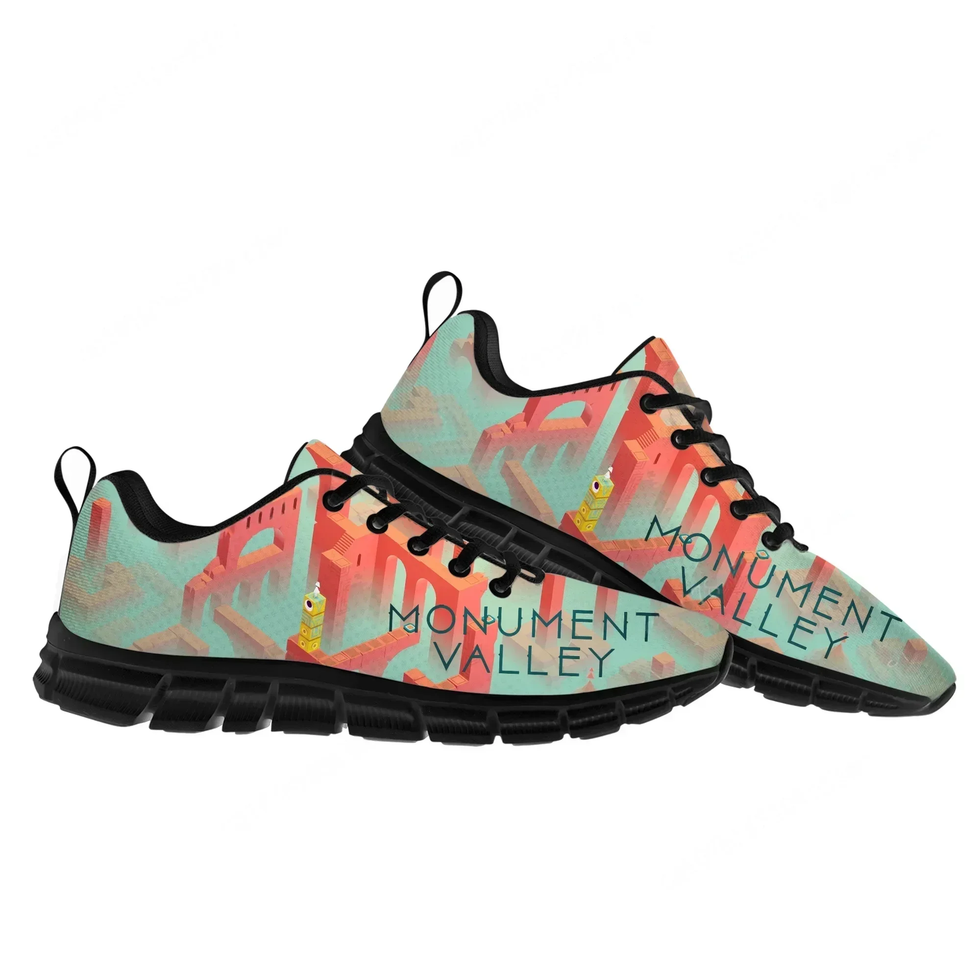 

Кроссовки Monument Valley: Модные мужские и женские кроссовки с мультяшным дизайном, индивидуальный заказ