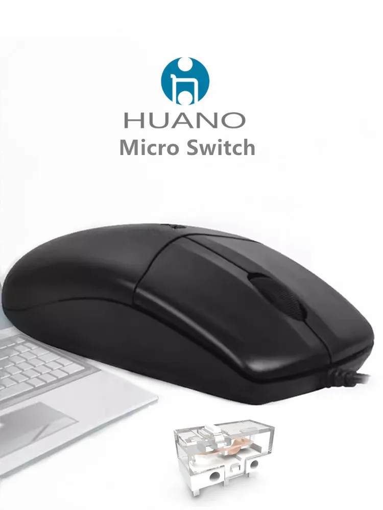 5 Stück neues Produkt Huano transparenter Mikrosc halter 80 Millionen Klick lebenslanges Spiel Mikrosc halter Maus linke und rechte Taste Reparatur taste