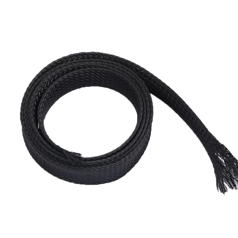 

4/6/8/10/12/15/18/20/25mm PET Gland Tight Braid Sleeving Protection Cable Wire Insulation