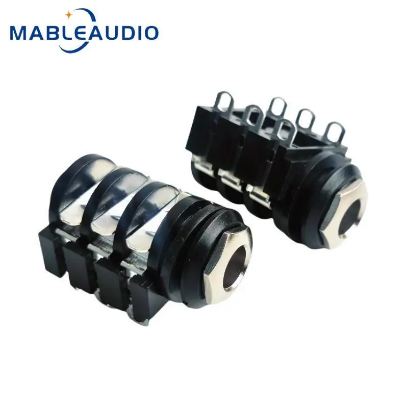 5PCS Premium Schalter 4-pin 6-pin CLIFF JACK 6,35 Große 2-core Große 3-core Weibliche Kopf Audio Stehen 6,5 Stereo Buchse – Detail 16