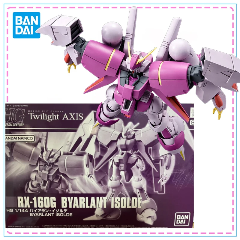 

Bandai HG 1/144 RX-160G BYARLANT ISOLDE Костюм SetAninm Полная сборная фигурка Натуральная модель Gundam Комплект игрушек Подарки для детей