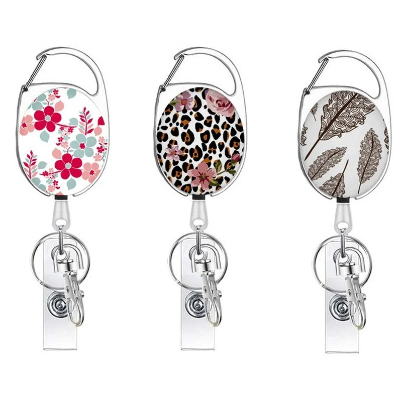 

Выдвижной Держатель для карт, легко вытягивающийся держатель для удостоверения личности, именной значок, нагрудный карманный зажим