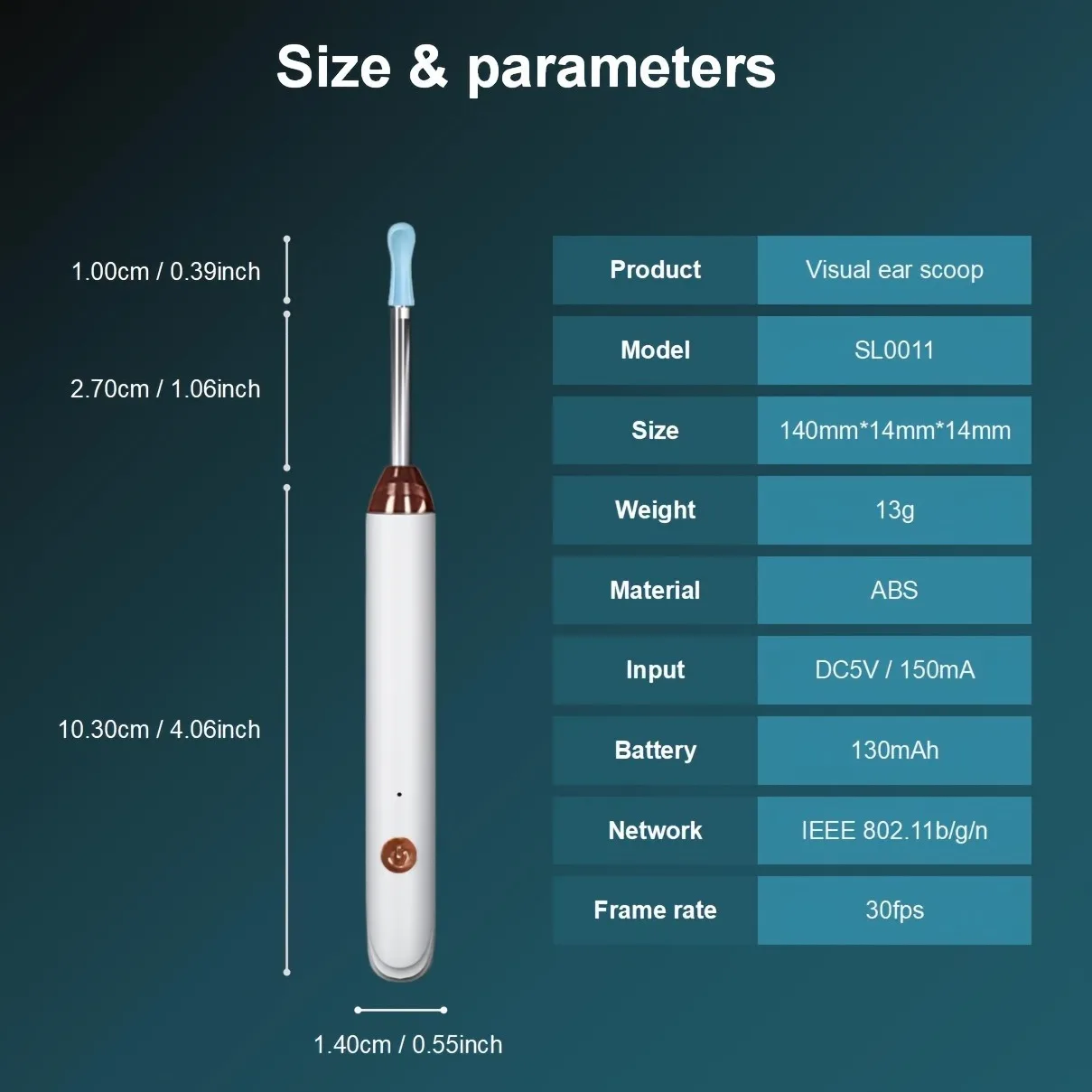 الذكية البصرية قابلة للشحن خلال أذني الأذن نظافة الأذن العصي منظار الأذن TypeC شحن المنظار الشمع أداة إزالة الصواميل Earpick الرعاية الصحية