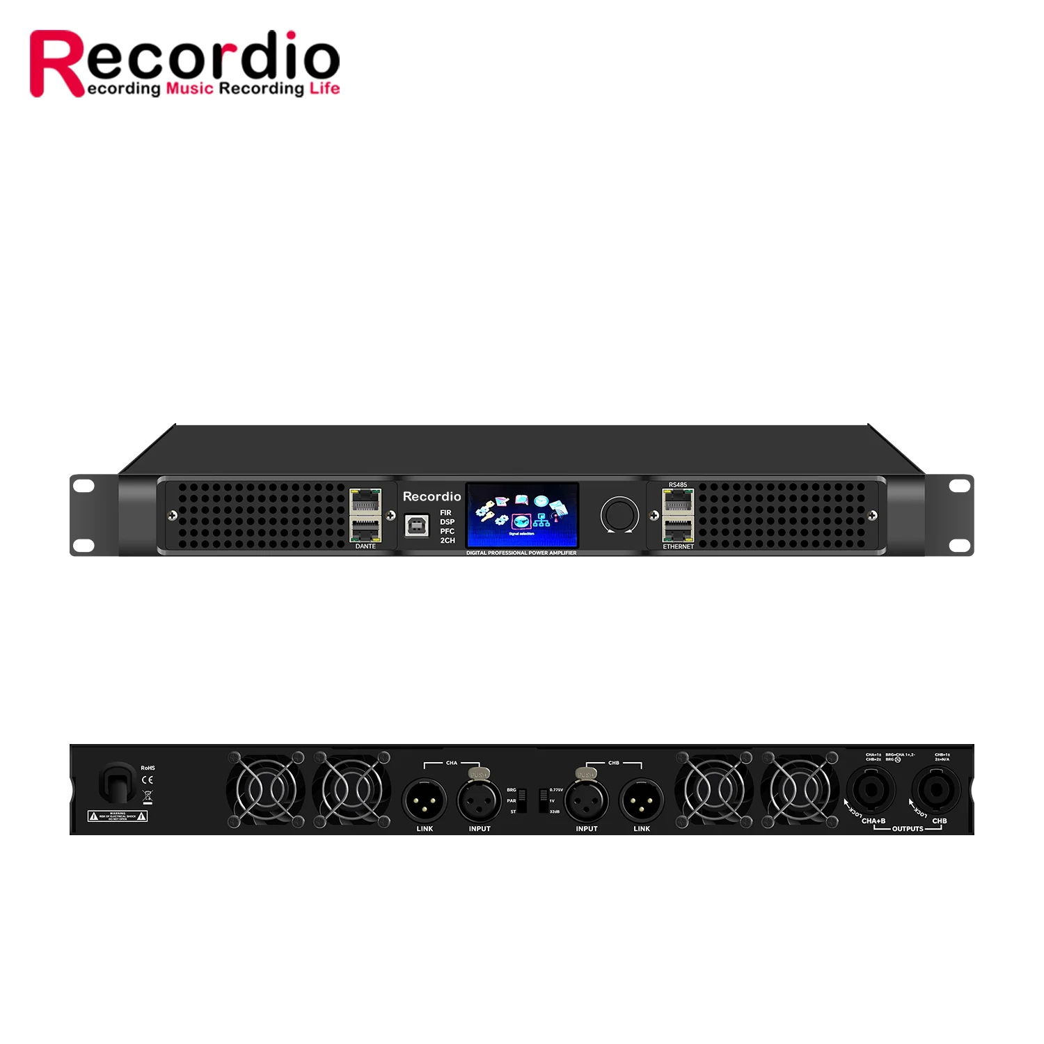 GAP-DP2000 Dsp Power Amplifier with Dante Processor for Stage Conference Performance