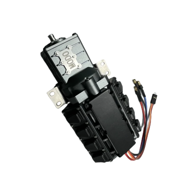 

1/14 Rc Truck General Parts Tamiya Gearbox Wave Box R/C Tractor Dump Truck High Torque Two-gear Transmission DIY Electric Toys