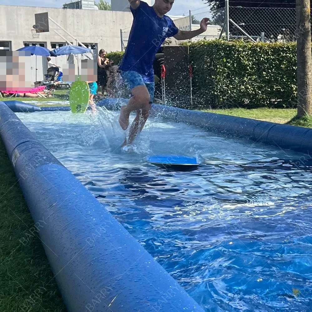 

Custom Made Large Water Sport Skimboard Pool Inflatable Slip Skim Water Surf Pool for Kids and Adults