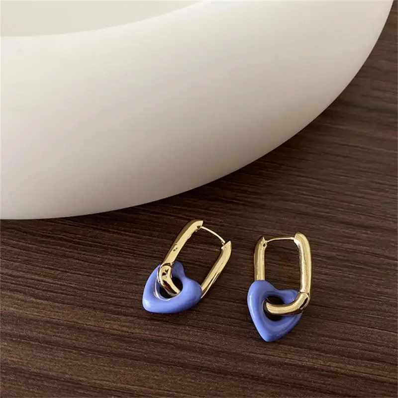 Electroplating Niche Unique Design Vintage Style Earrings Fashion Jewellery Upward Trend Fresh And Sweet Minimalist Elegant