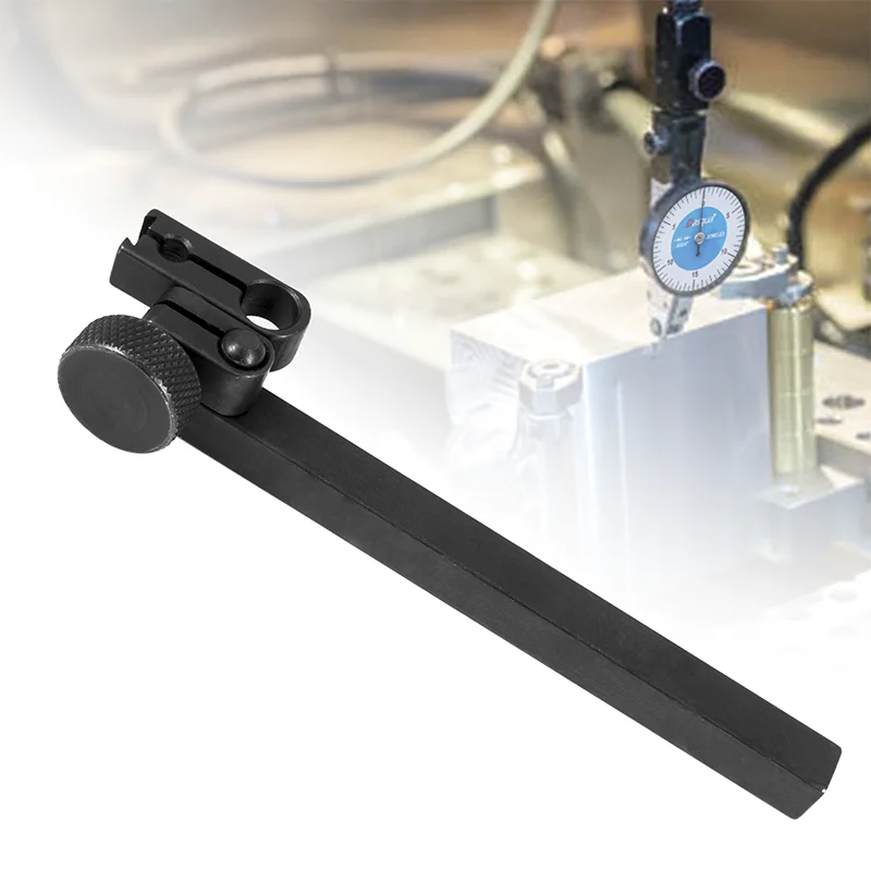 

Dasqua High Quality Stem Section 9x9mm Stem Length 100mm Clamp Hole 6/8/Dovetail Dial Test Indicator Holder
