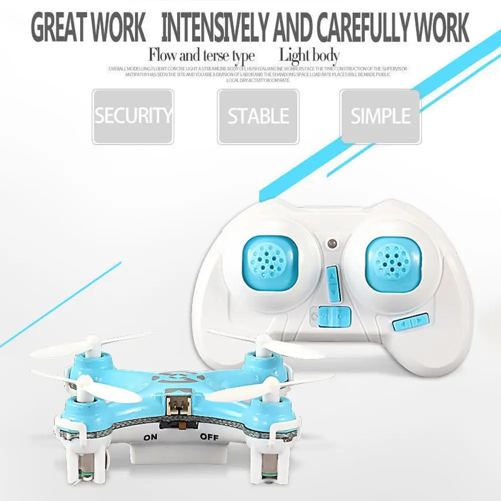 โดรนควอดคอปเตอร์ขั้นสูง ระบบควบคุมไจโร 6 แกน เครื่องบินบังคับวิทยุขนาดเล็ก 360 °   โดรนของเล่นพลิกและหมุนได้
