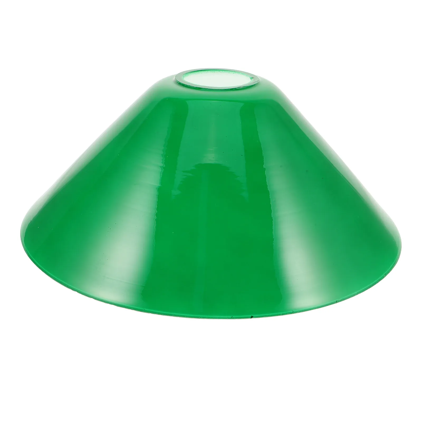 

Green Glass Lamp Shade E27 Vintage Bell Shaped Retro Replacement Lampshade for Study Desk Library Reading Lamp