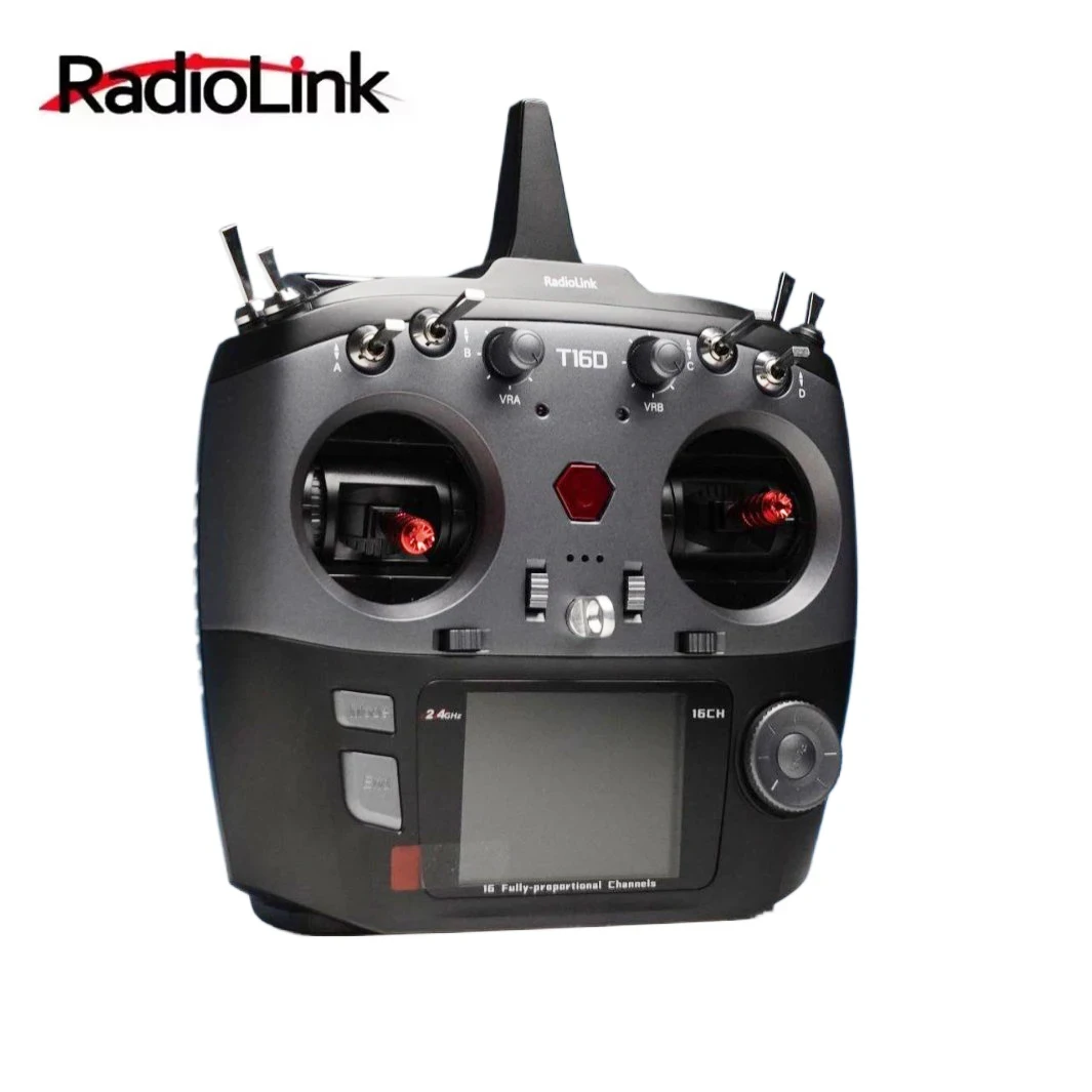 

RadioLink T16D 16-канальный передатчик 2,4 ГГц с дистанционным управлением и приемником R16F для радиоуправляемого автомобиля, лодки, дрона