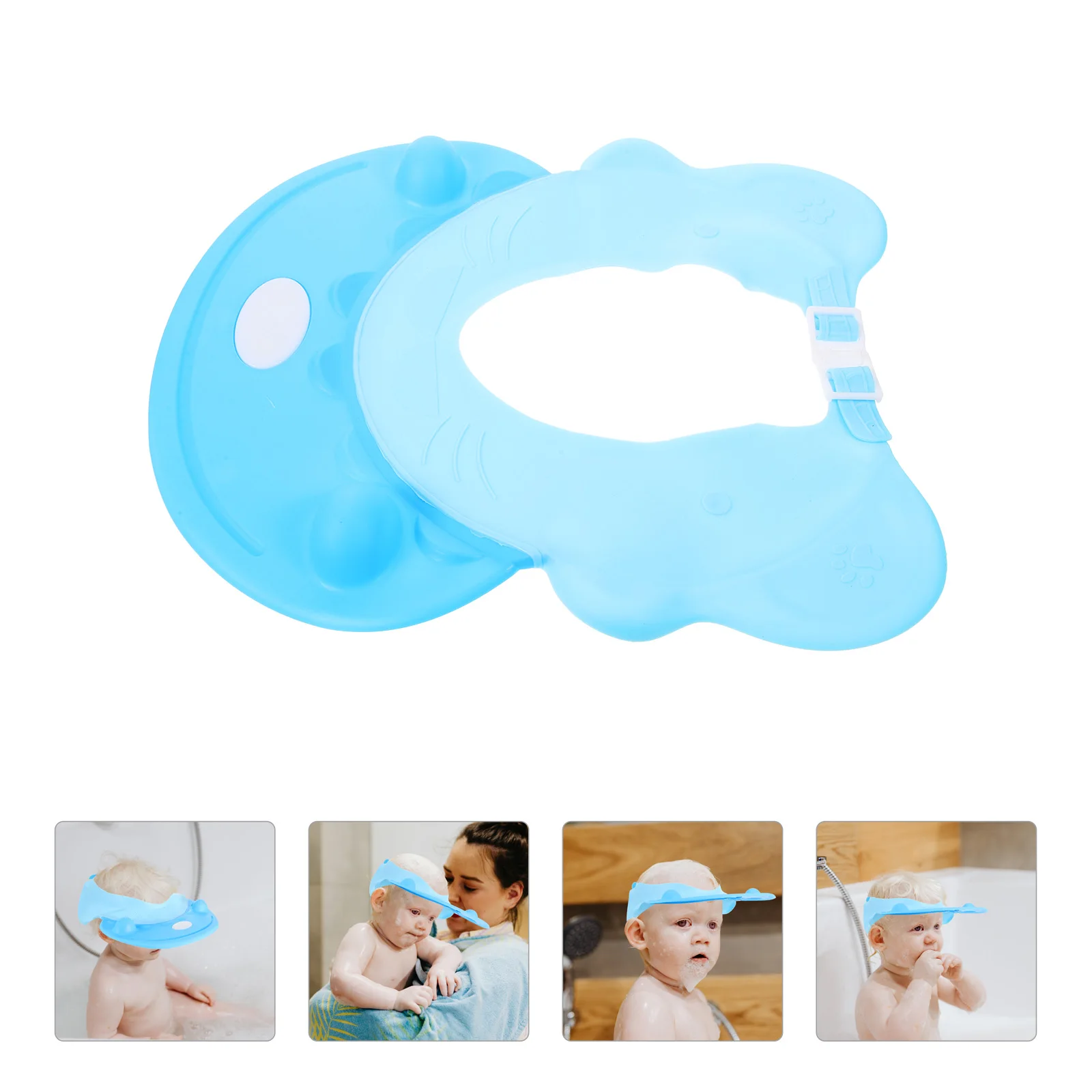 กันน้ําป้องกันหูหมวกเด็กหมวกอาบน้ําเด็กหมวกแชมพูปรับ Muffs อาบน้ําเด็กซักผ้าปกป้องดวงตาหู