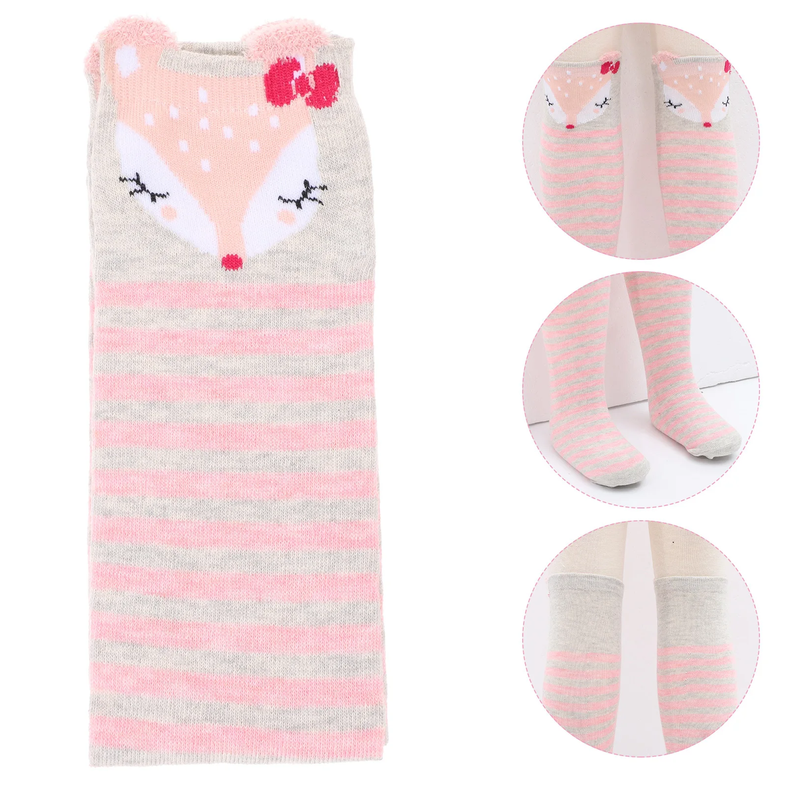 

Toddler Girl High Socks Little Knee for Girls Kids Cute Animal Girls' Knee-high Children