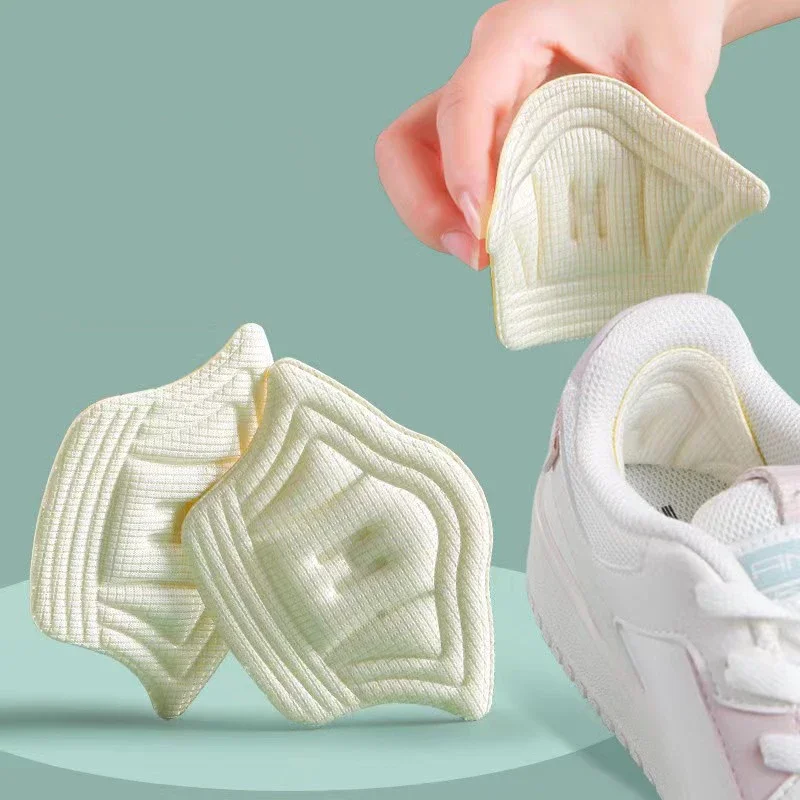 3/5 Paar Einlegesohlen, Patch-Fersenpolster für Sportschuhe, Rückenaufkleber, verstellbare Größe, Anti-Verschleiß-Fußpolster, Kisseneinsatz, Einlegesohle
