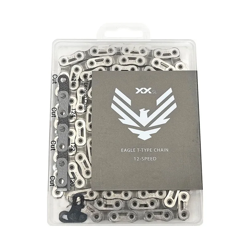 سلسلة SRAM XX SL Eagle Transmission Flattop (CN-TT-XXSL-A1)–126 وصلة، متوافقة مع X-SYNC 2، ومصممة لركوب الدراجات الجبلية العدوانية #5