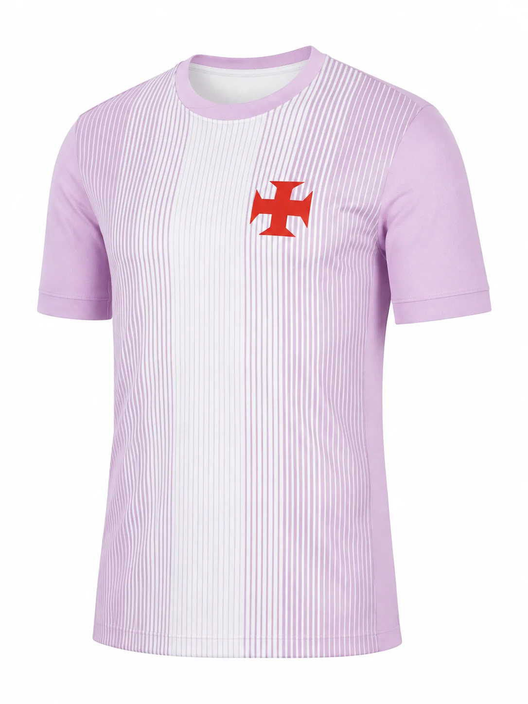 Vasco da Gama 26-27 Heim-Fußballtrikot Schwarz-Weiß mit Schärpe Herren Rundhals Kurzarm Fußballtraining – Detail 3
