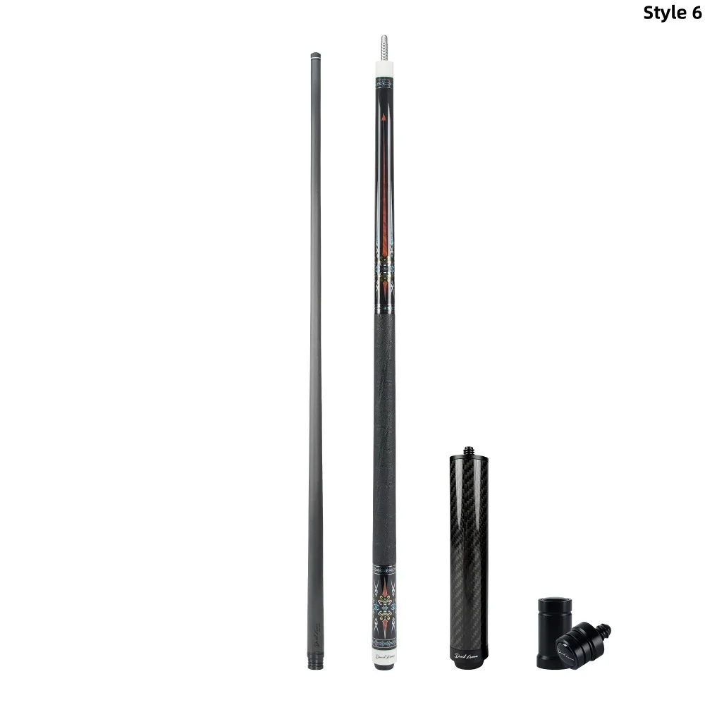 David Loman 58inch Pro-taper Carbon Fiber Billiard Pool Cue Stick 10.5/11.5/12.5mm