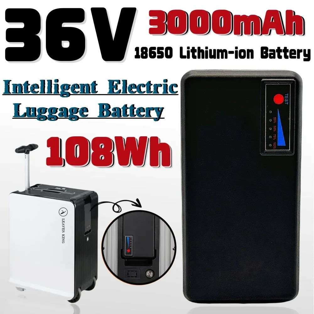 

36V 3.0Ah Lithium-ion Battery Suitable For Original Elway Electric Suitcase Battery SE3/SE3mini/SE3S/Se3T 3000mAh