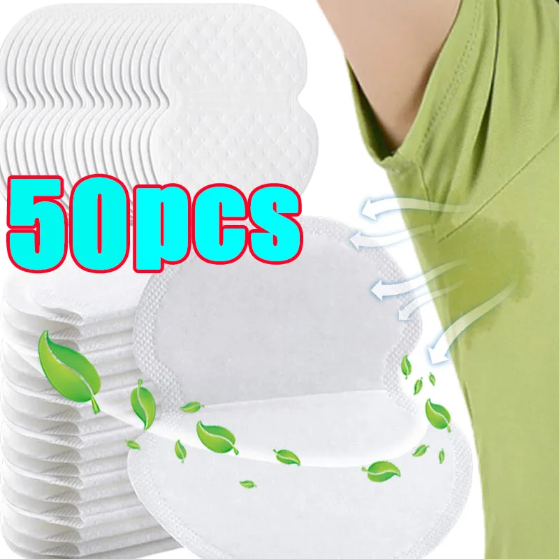 10/50Pcs Unisex Sweat Pads Summer Deodorants Underarm Anti Perspiration Sweat Pads Disposable Armpit Absorb Sweat Shield Pad