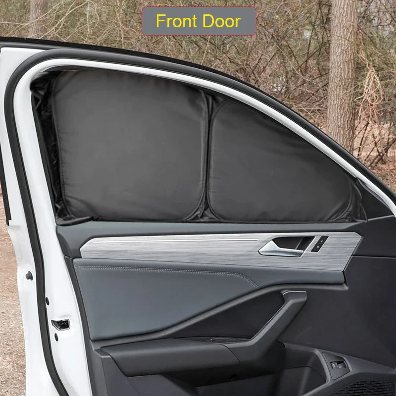 

Car Black Window Privacy Sunshade Auto Anti-UV Heat Insulation Protect Cover Interior Accessory For Volkswagen JETTA 2021-2026