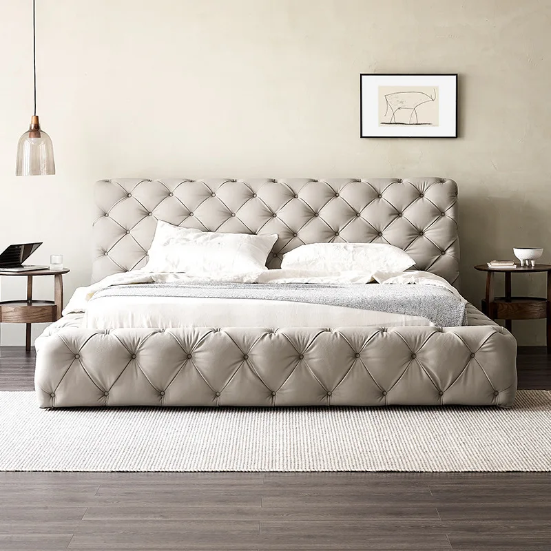 Underlay No Noise Bed Frames Designs Elegant 180X200 Cm Bed Frames Lounges Luxury Couples Camas Matrimoniales Bedroom Furniture