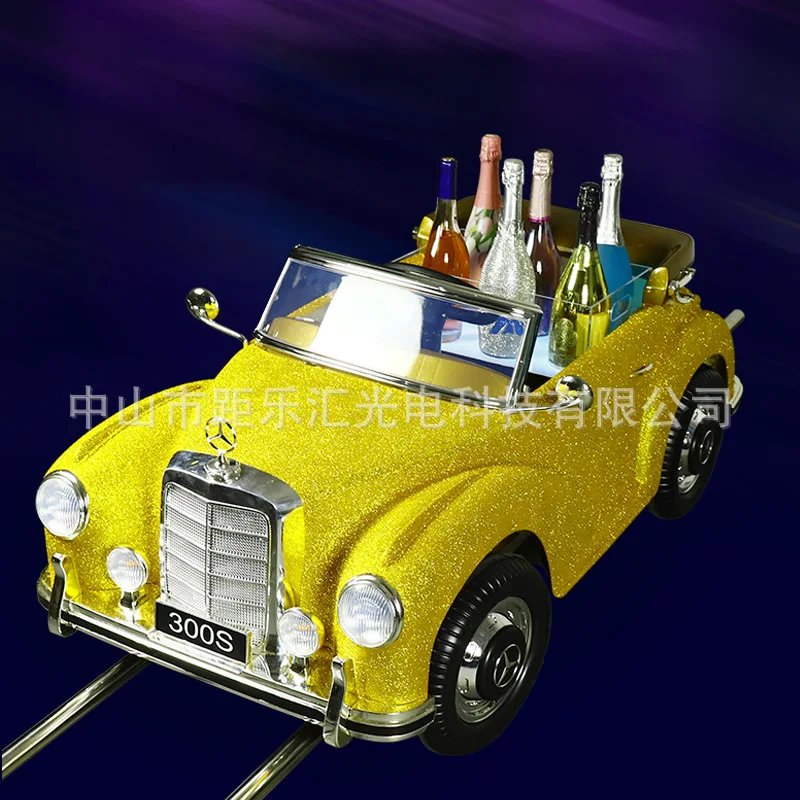 

LED light out of the wine car bar nightclub car out of the wine, pretending to be an artifact sedan car plane champagne carrying