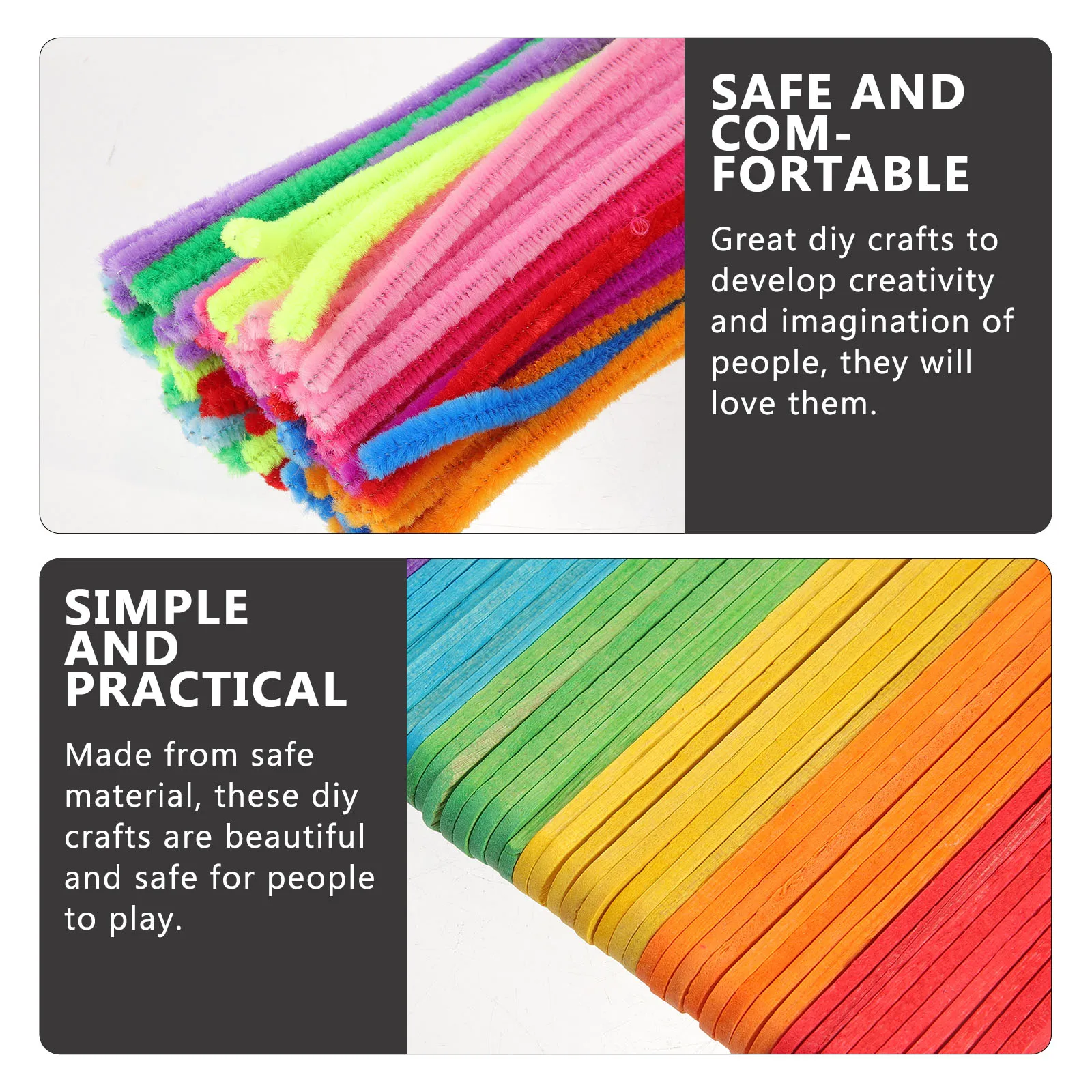 

Twist Rod Handmade Kit Craft Supply Kits Material Artificial DIY Twisted Sticks Accessories Kids Arts Crafts Making