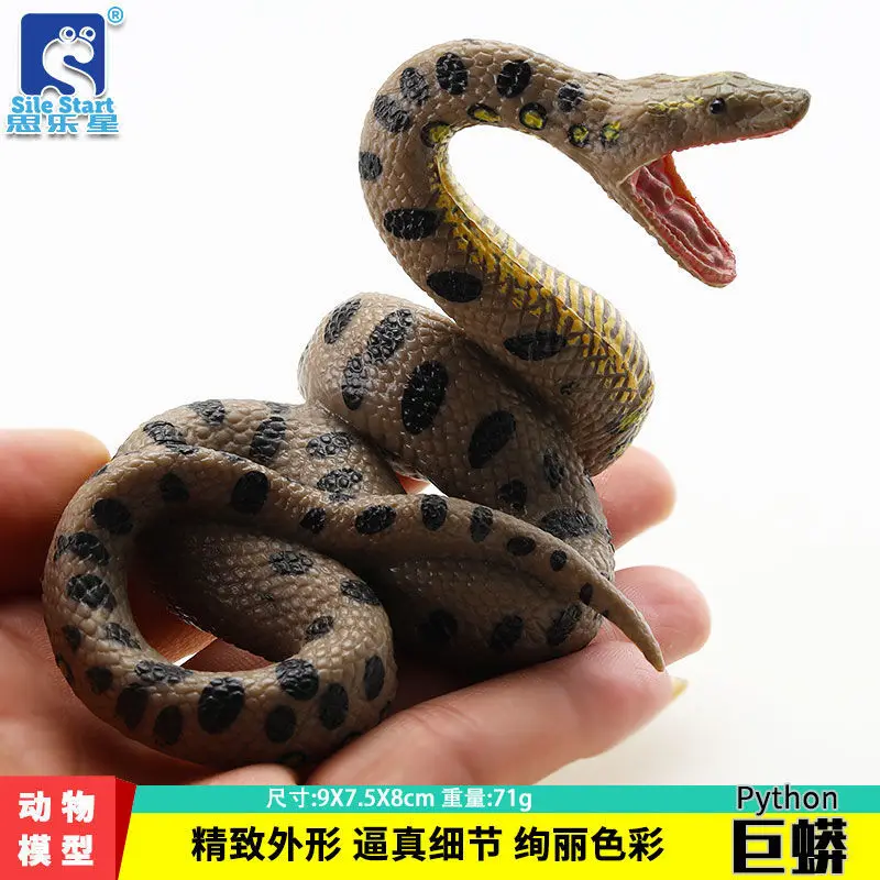 Simulation model of snake alarming host animal desktop chassis furnishing articles