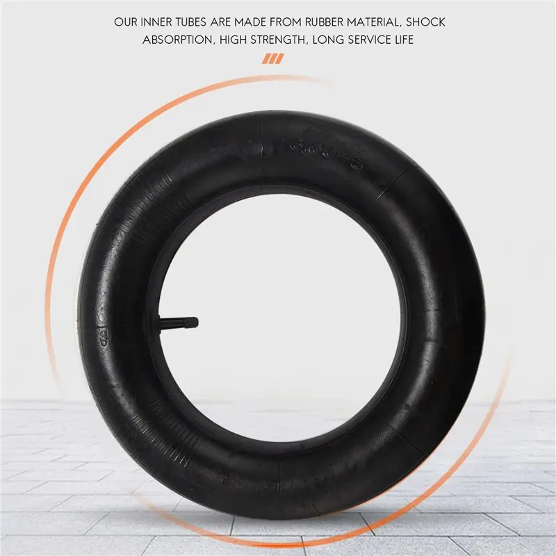 ABGE-Wheelbarrow Inner Tube 3.50-8 Heavy Duty Rubber Inner Tube Replacement With Tr13 Valve Stem Garden Cart Inner Tube