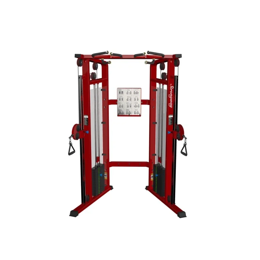 Venta al por mayor de equipos de gimnasio profesionales/equipo de ejercicios comerciales máquina cruzada de cables de entrenamiento multifuncional