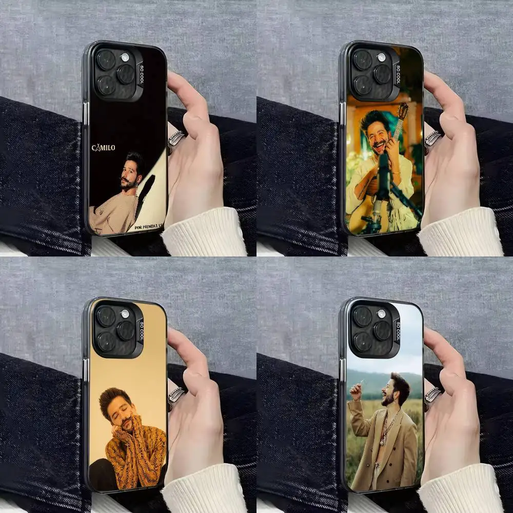 

C-Camilo Por Primera Vez Phone Case For iPhone 17,16,15,14,13,12,11,Pro,Max,Plus,E,Air,Mini Black IMD Cover