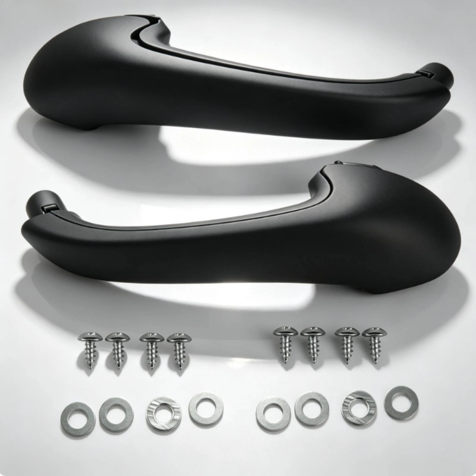 2 Pieces Inner Door Handle Interior Door Opener Hardware Curved for DIYers