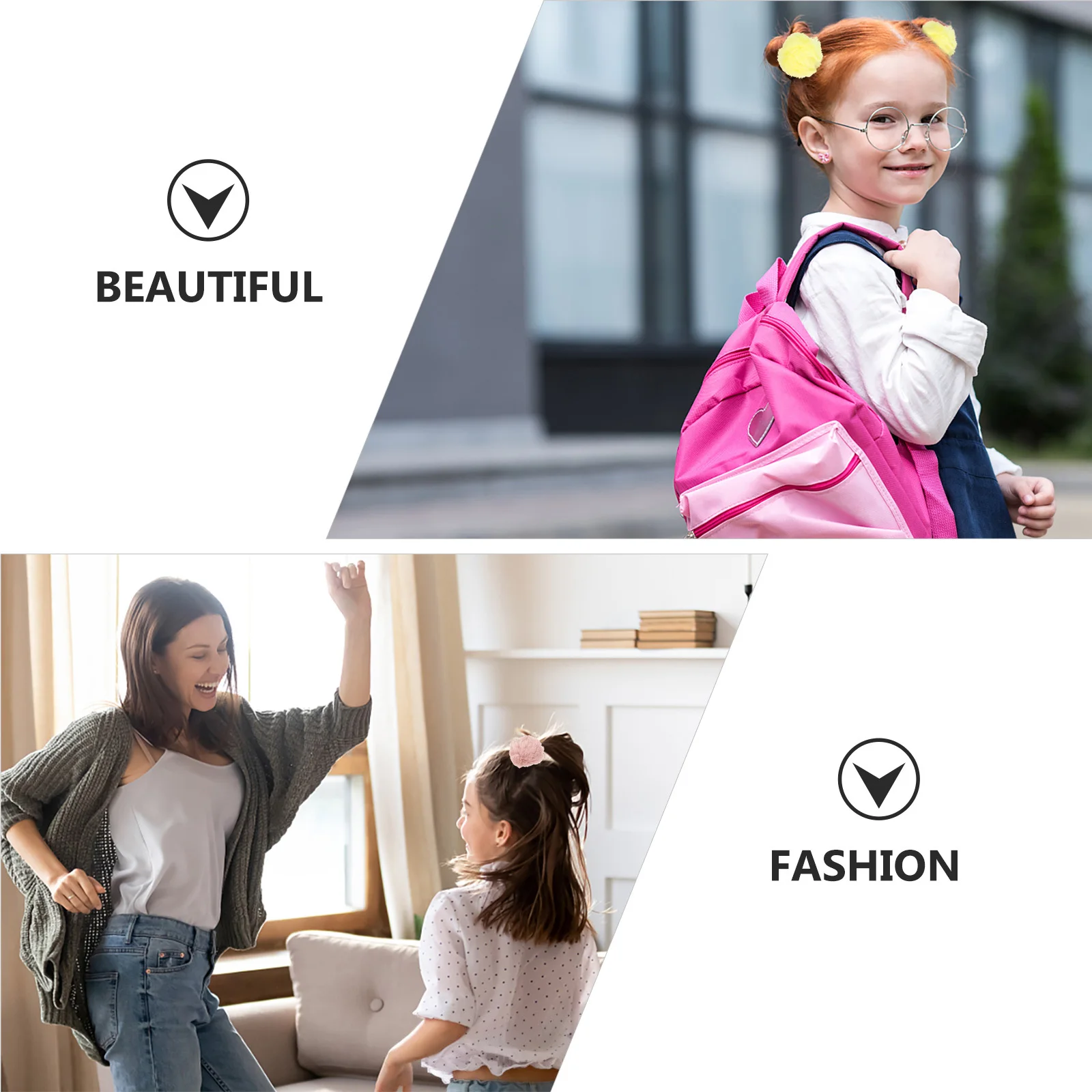 

12 шт., завязки с помпоном, эластичные ленты для хвоста, держатели для хвоста, кольца для волос для женщин и девочек, мягкие эластичные аксессуары для волос