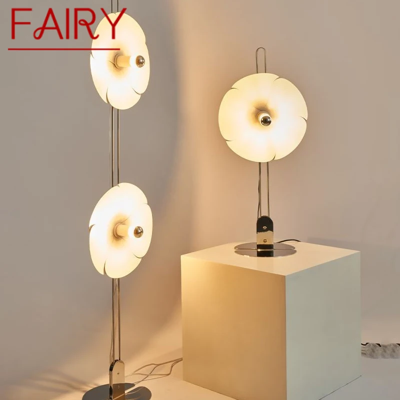 

FAIRY Nordic Retro Petal Floor Lamp luxury Modern Family Iiving Room Bedroom LED Creativity Decorative Standing Light