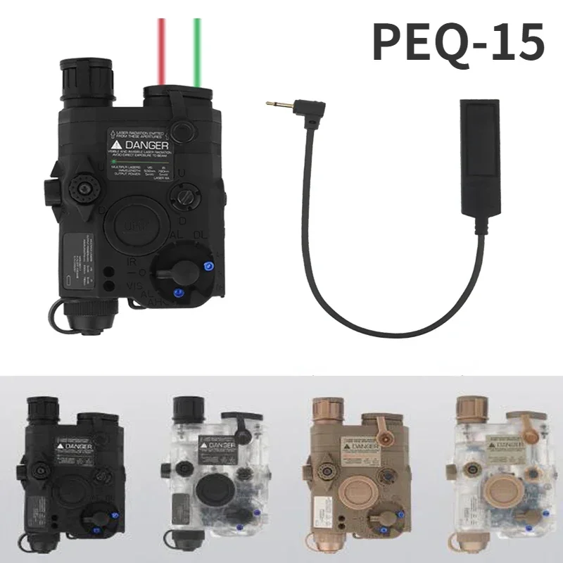 PEQ-15 Full-featured flashlight infrared illuminator/infrared laser and visible laser/three modes