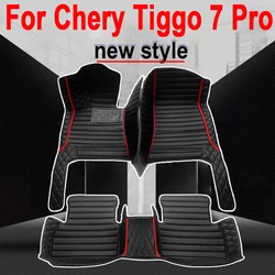 100% Fit tappetini per auto in pelle su misura per Chery Tiggo 7 Pro 2021 tappetini per tappeti accessori per piedini