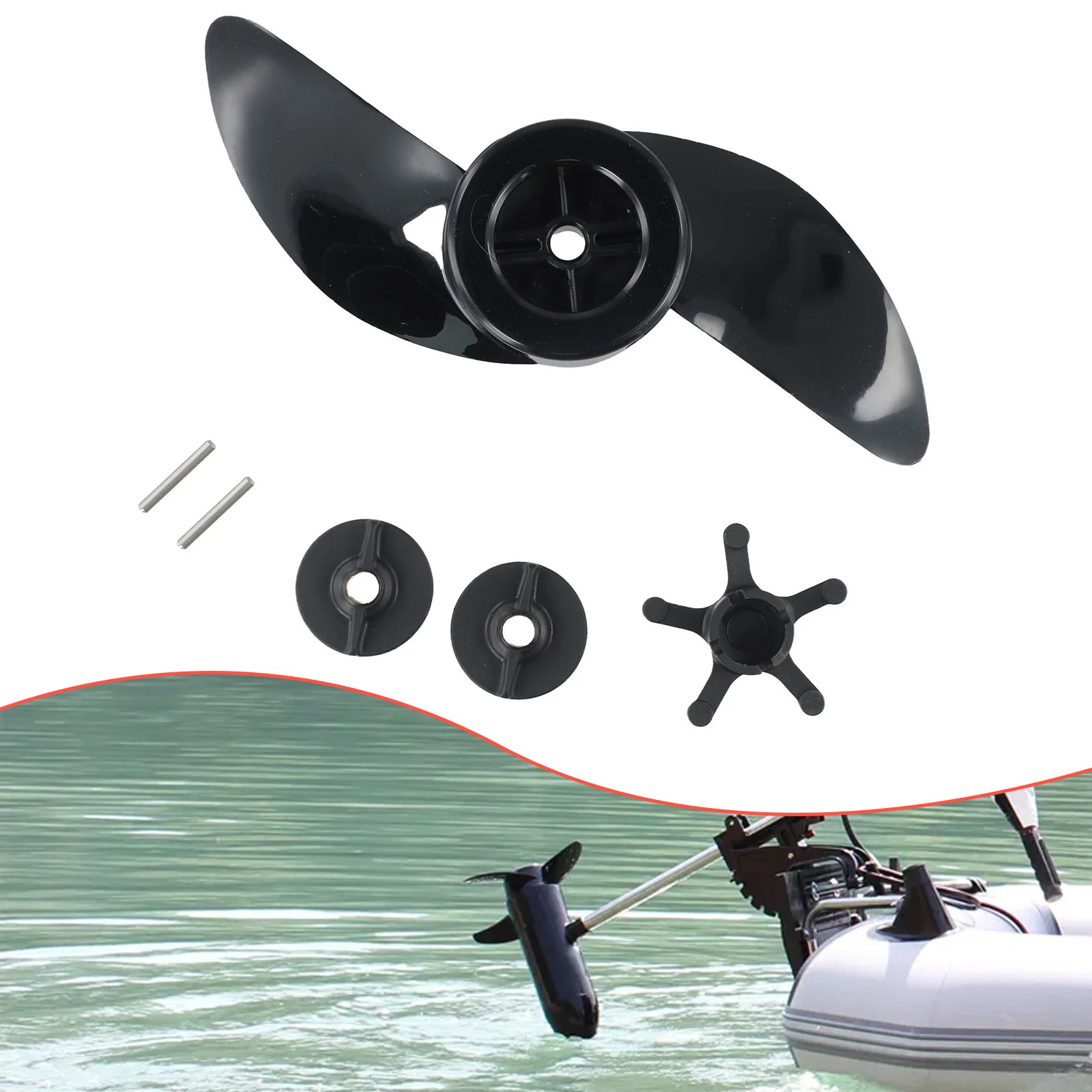 Get Your Boating Gear in Top Shape with Watersnake Electric Motors Two Blade Propeller for Outboard Electric Motor