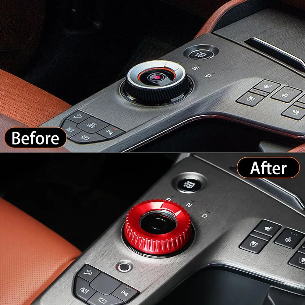 Car Shifter Trim Aluminum Shift Knob For Car Interior Styling Precisely Engineered Fit High-grade Aluminum Alloy